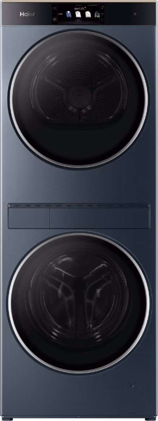 Haier CLC108-GNU1-S Kombinerad tvätt och tork Svart