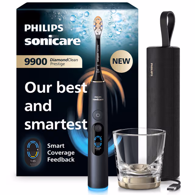 Philips Sonicare DiamondClean elektriska tandborste HX9813/92 (svart)