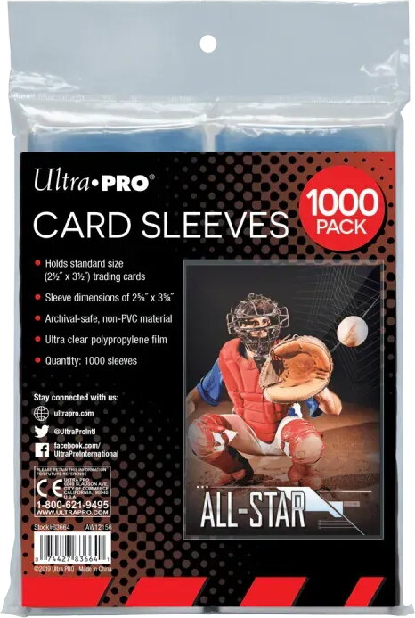 Ultra Pro Soft Card Sleeves (1000-pack)