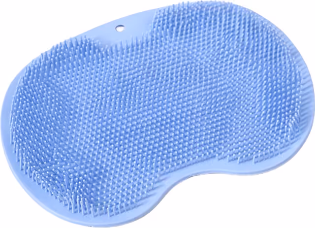 Fotskrubbmatta med Halkfria Sugkoppar Blue