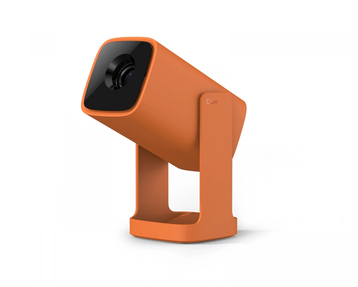 Wanbo Cube 1 - Smart Projektor - 350 ANSI, 720p, Google TV - Canyon Orange