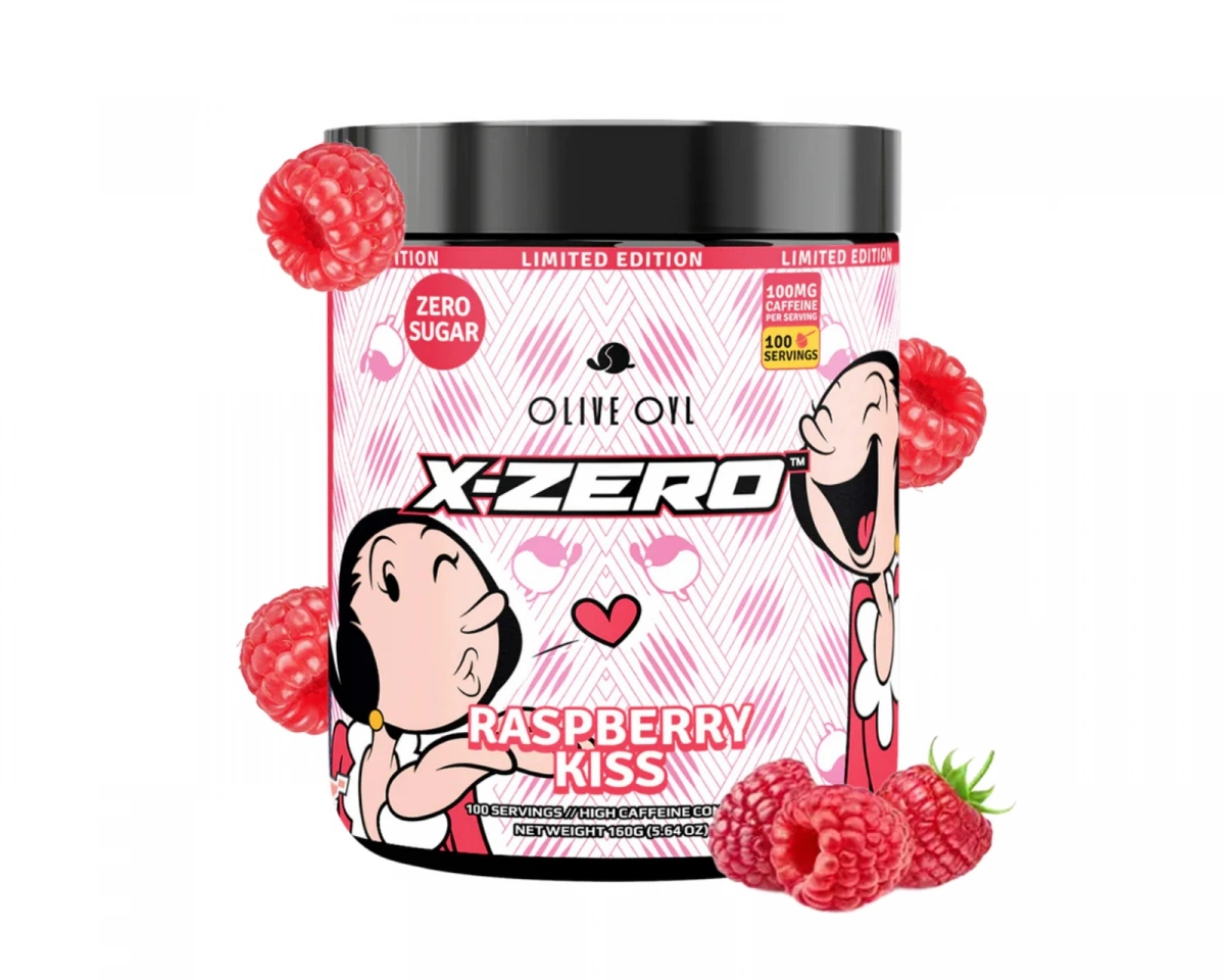 X-Gamer X-Zero Olive Oyl Raspberry Kiss - 100 portioner