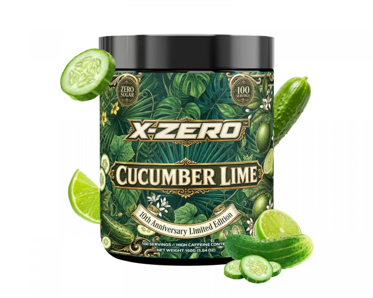 X-Gamer X-Zero Cucumber Lime - 100 portioner