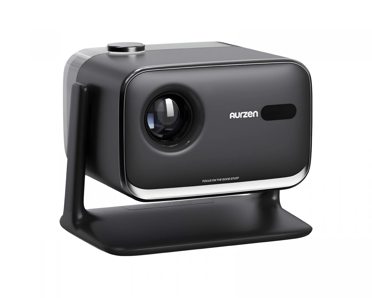 Aurzen BOOM Mini Google TV Smart Projektor - Svart