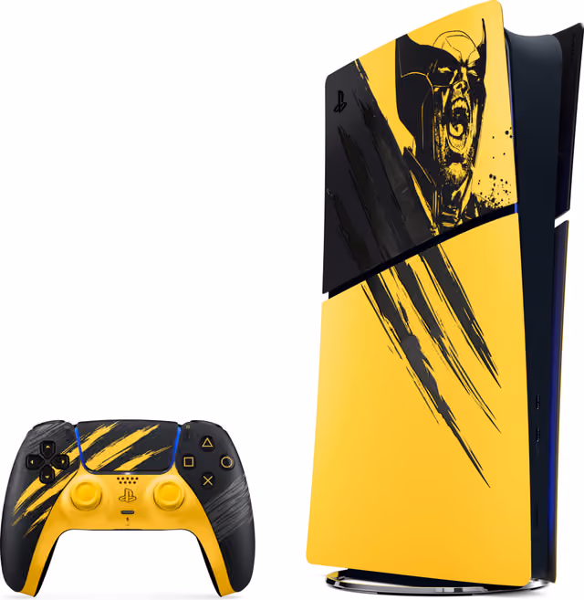 PS5 Digital Edition Marvel's Wolverine Battle Yellow Limited Edition-paket