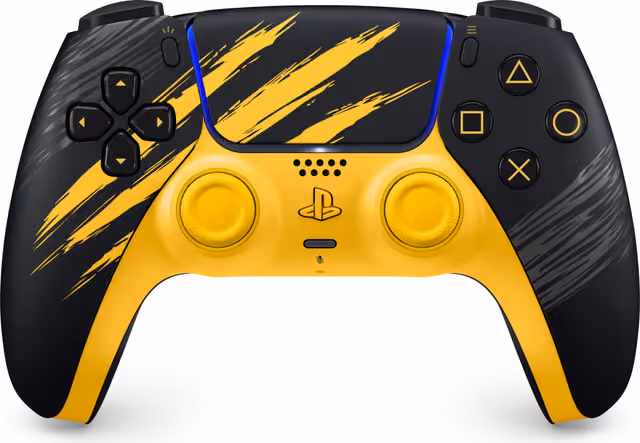 DualSense handkontroll - Marvel's Wolverine Battle Yellow Limited Edition