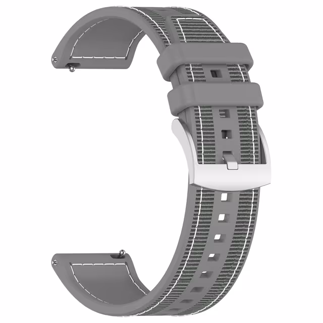 Klockarmband för Samsung Galaxy Watch och Garmin 22mm Grey