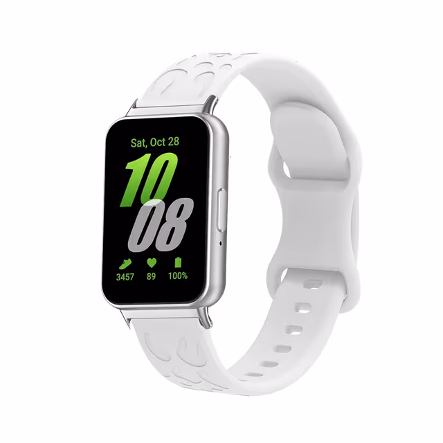 Silikonarmband för Samsung Galaxy Fit3 White