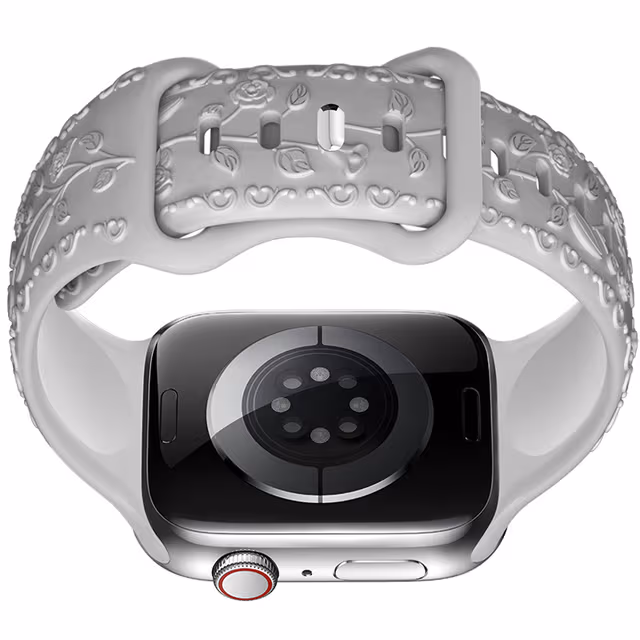 Silikonarmband för Apple Watch Grey 20 mm