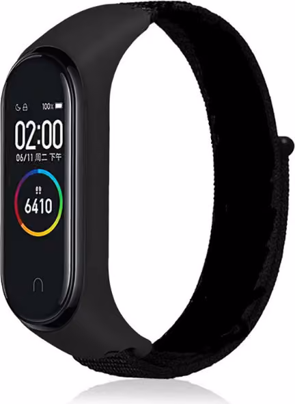 Klockarmband i Nylon för Xiaomi Band 8/9 Black