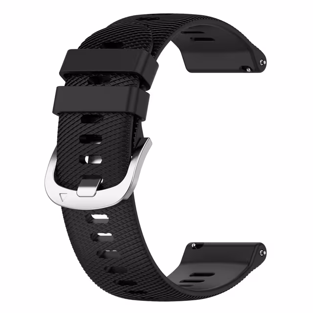 Klockarmband silikon Garmin Forerunner 265S Black 18 mm
