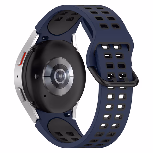Klockarmband i Silikon DarkBlue Samsung Galaxy Watch 3 41 mm/4/4 Classic/5/5 Pro