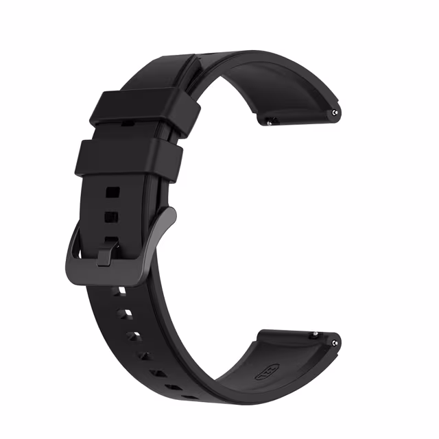 Klockarmband 20 mm Garmin/Huawei/Samsung Galaxy Watch Black