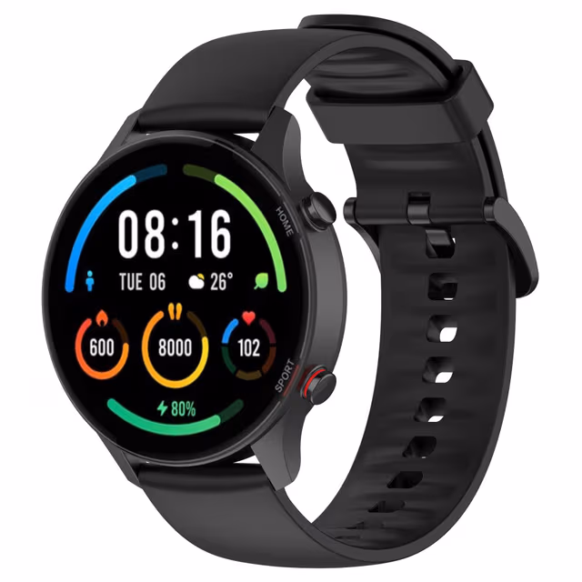 Universal klockarmband Black 22 mm