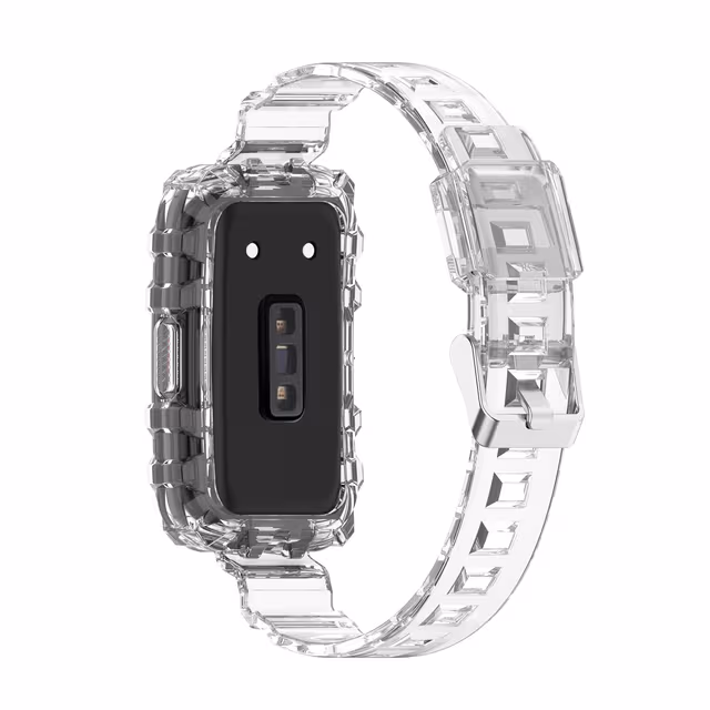 Klockarmband & Klockfodral i TPU Transparent Huawei Band 7 / Band 6 / Band 6 Pro, Honor Band 7 / Band 6