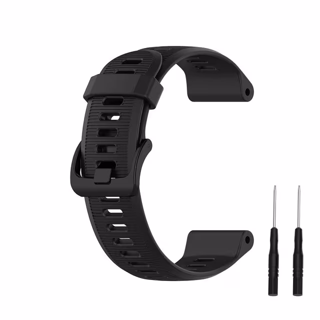 Klockarmband silikon Forerunner 945/935, Garmin Fenix 5 Black