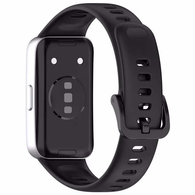 Officiellt silikonarmband för Huawei Band 10/9/8 Black