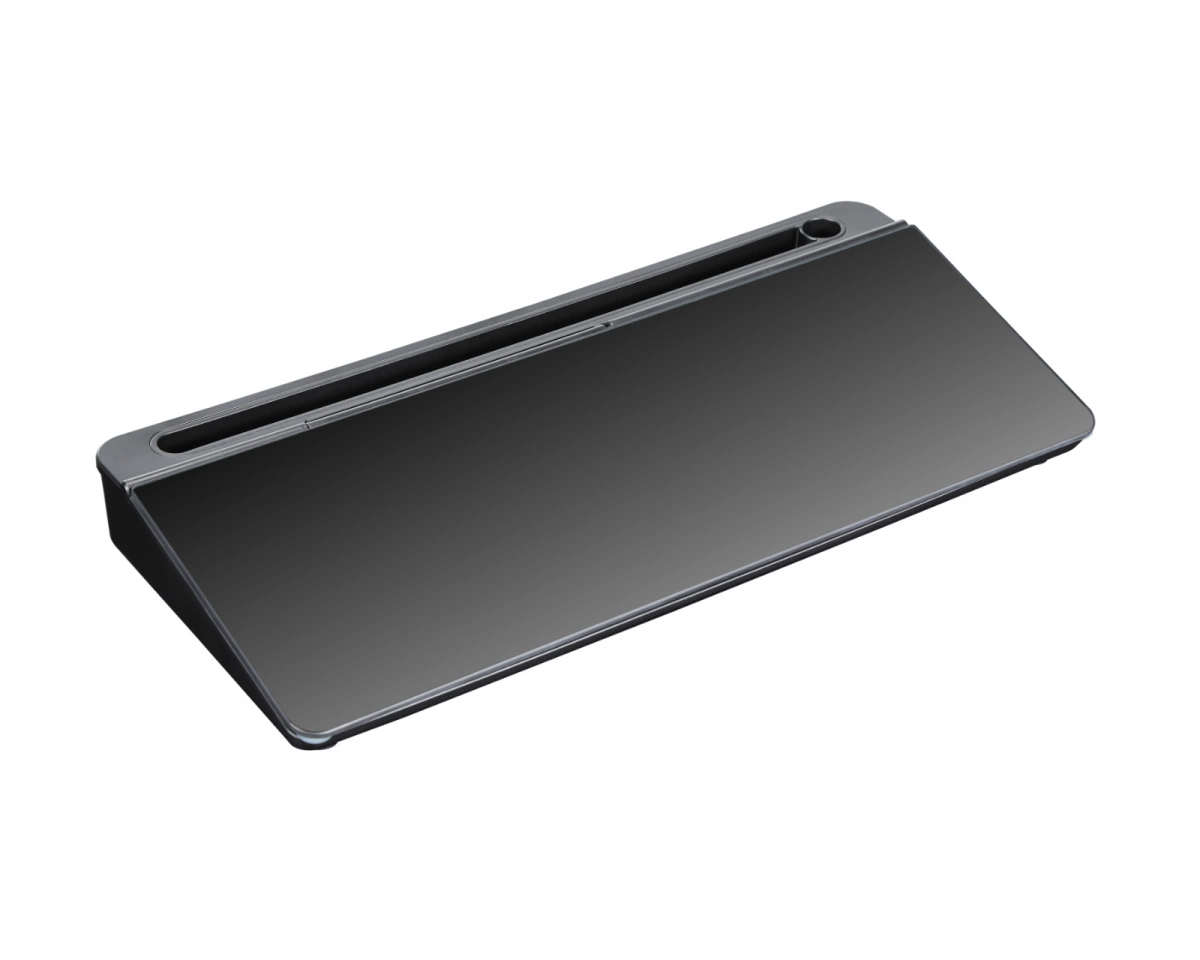 MaxMount Glas Skrivtavla med Ställning 40 cm - Svart
