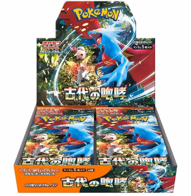 Pokemon TCG Ancient Roar Booster Box (sv4k) Japansk
