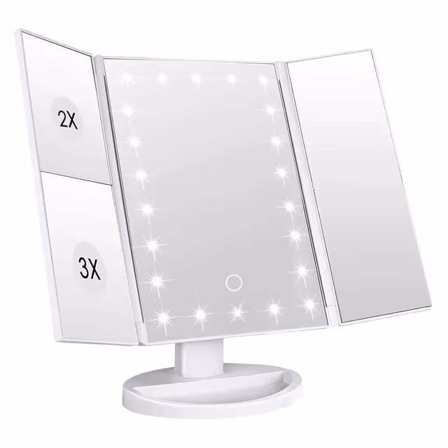 Sminkspegel med LED Kosmetikspegel Sminkbordsspegel