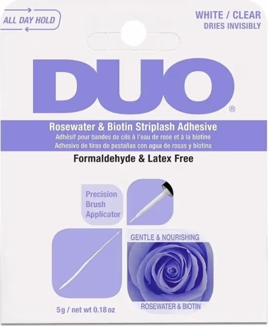 Ardell DUO Rosewater & Biotin Striplash Adhesive - Clear 5g