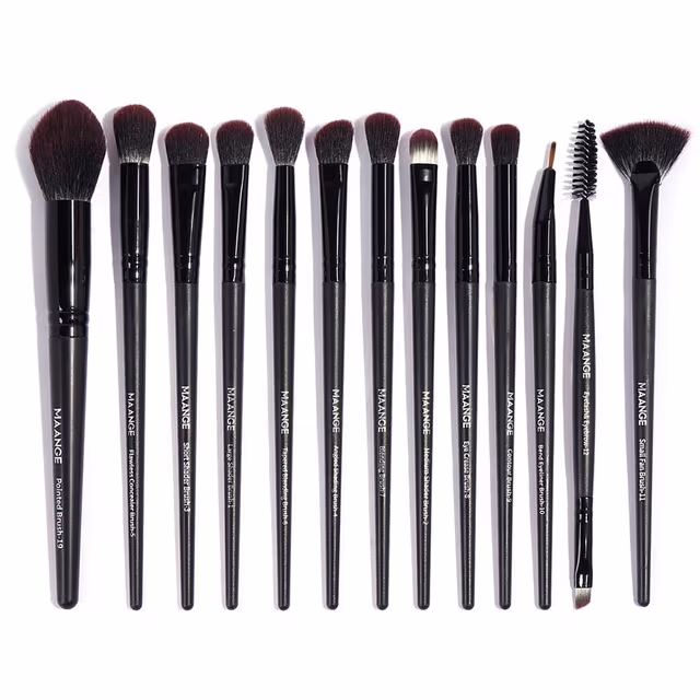 13st ögon makeup borsteset för ögonskugga eyeliner och blandning