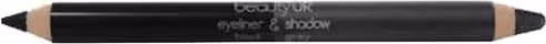 BeautyUK Beauty UK Double Ended Jumbo Pencil no.2 - Black&Grey