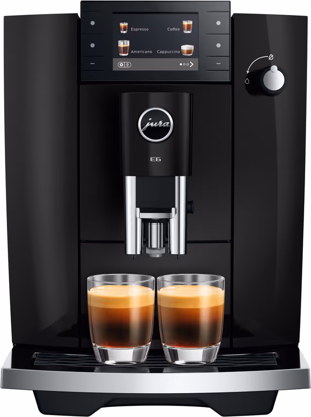 Jura E6 Piano kaffemaskin 15642 (svart)