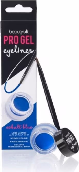 BeautyUK Beauty UK Pro Gel Eyeliner Cobalt Blue 4,5g