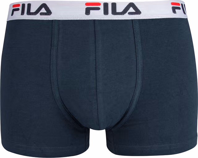 FILA Contrast Logo boxershorts 2pk (XXL, blå)