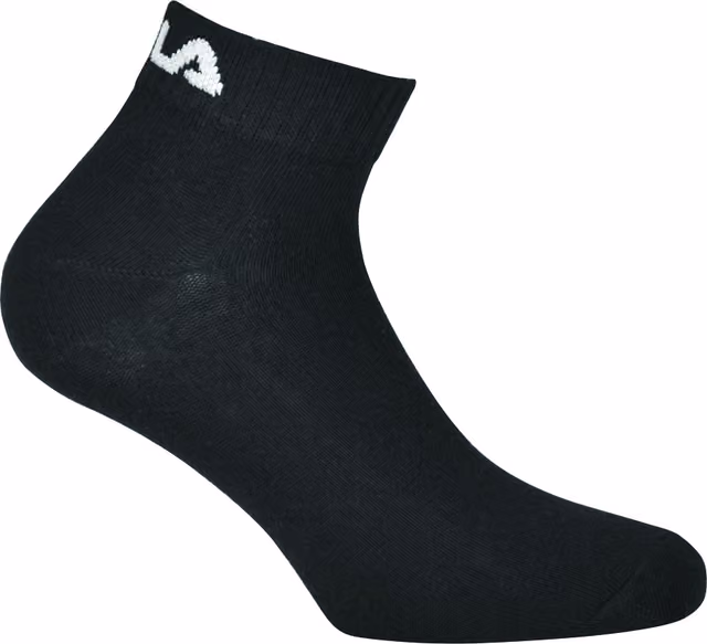 FILA Quarter-strumpor 3pk (43-46, svart)