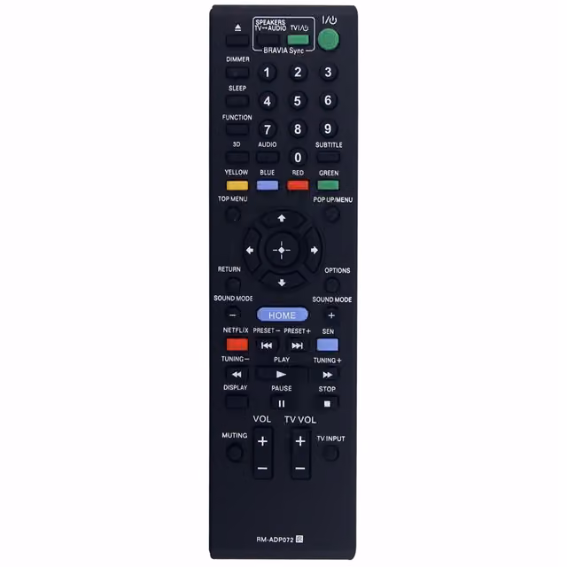 Fjärrkontroll Ersättning för RM-ADP072 För Sony Blu-Ray DVD Spelare