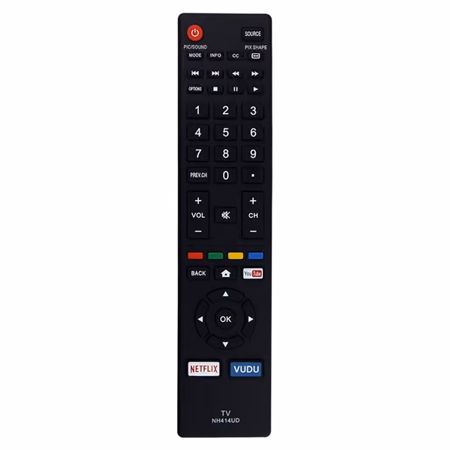 TV fjärrkontroll Ersättning NH414UD för MAGNAVOX TV