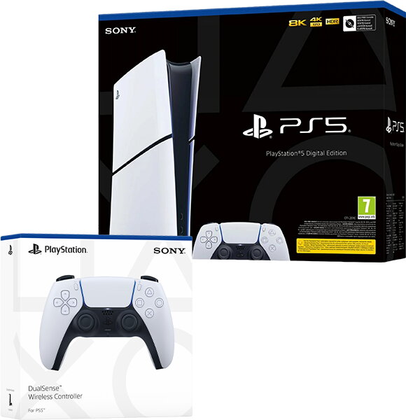 Playstation 5 Slim Digital Edition + Extra Dualsense