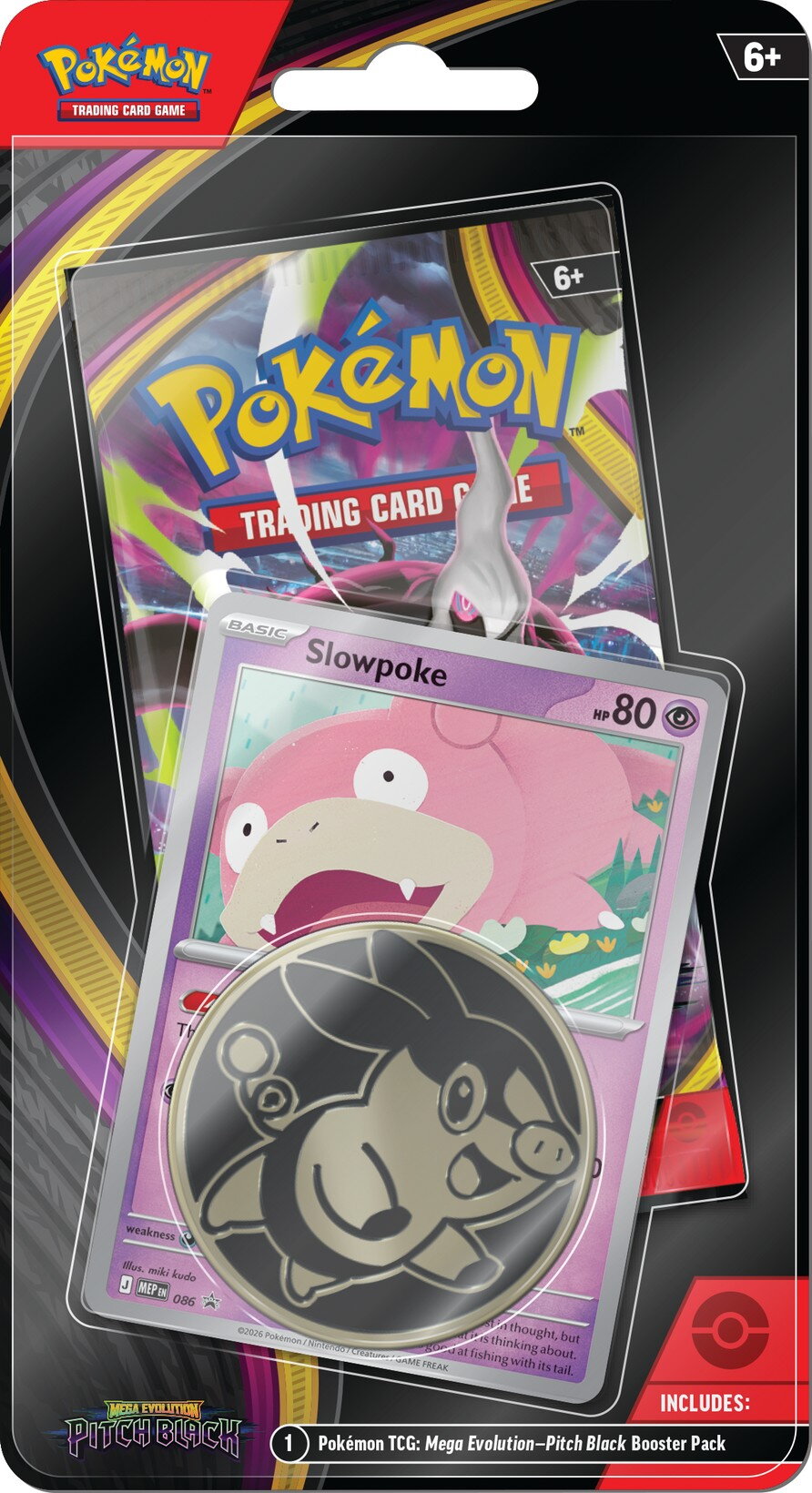 Pokemon ME5 Pitch Black Checklane Booster