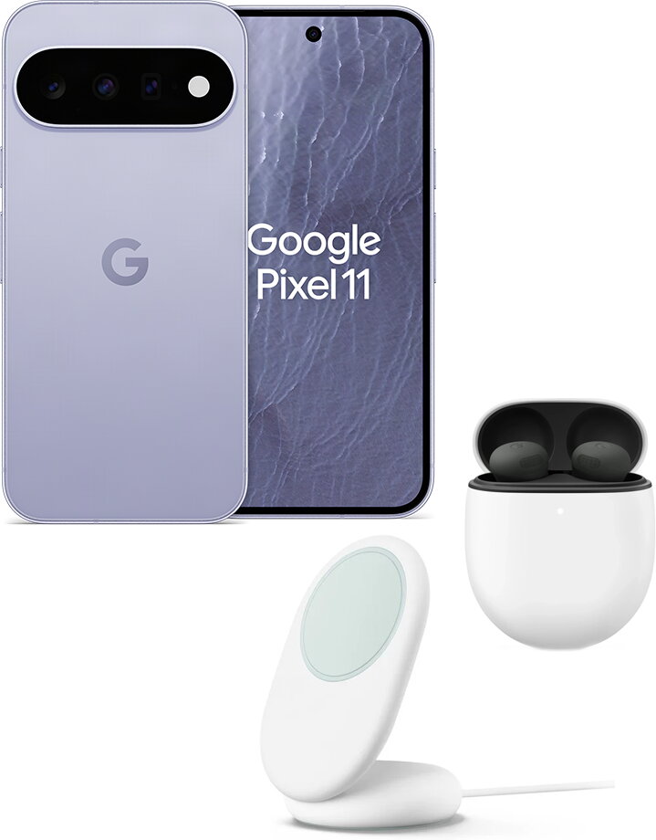 Google Pixel 11 256GB - Frost - Lanseringsbundling