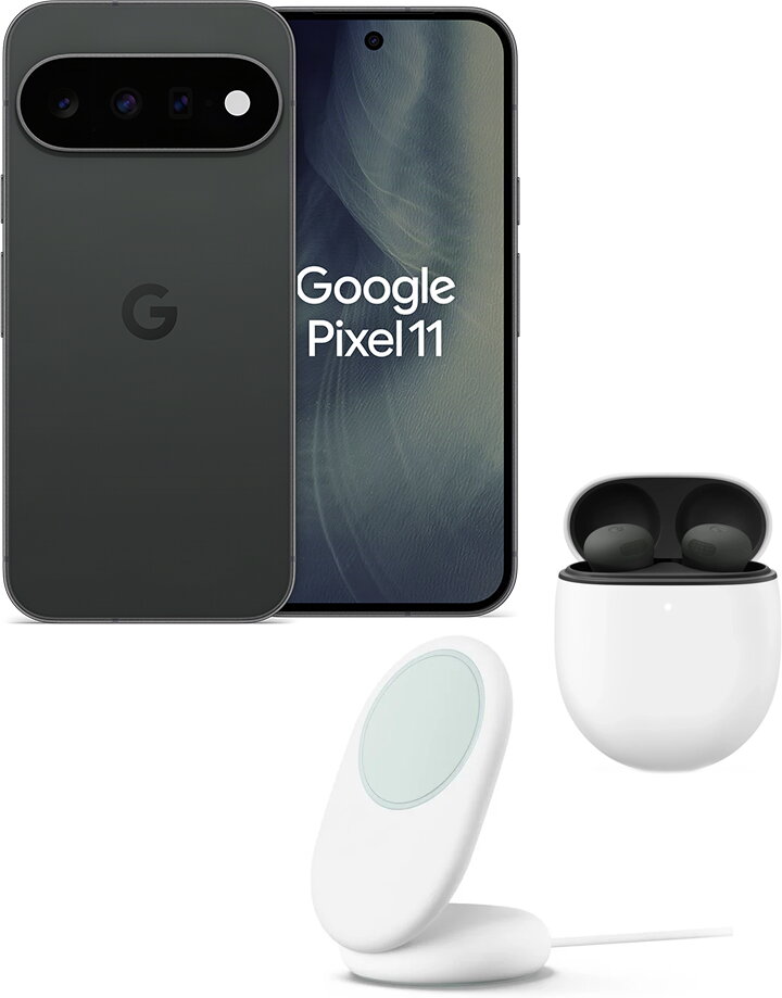 Google Pixel 11 256GB - Obsidian - Lanseringsbundling