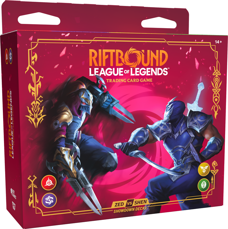 Riftbound LoL TCG Showdown Zed v Shen