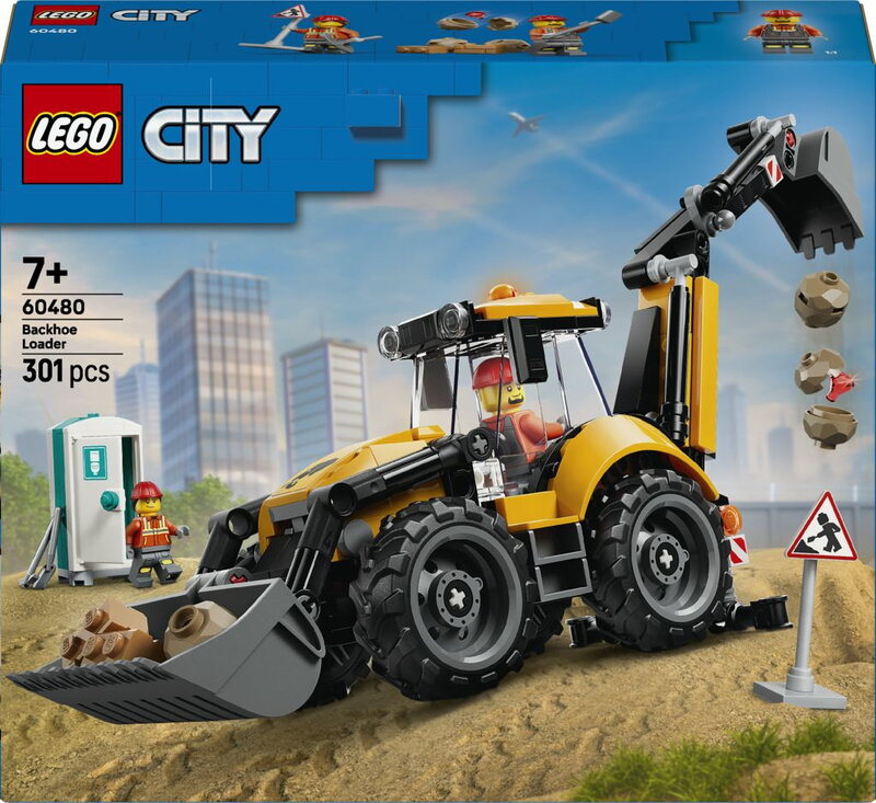 LEGO City Gul grävlastare 60480