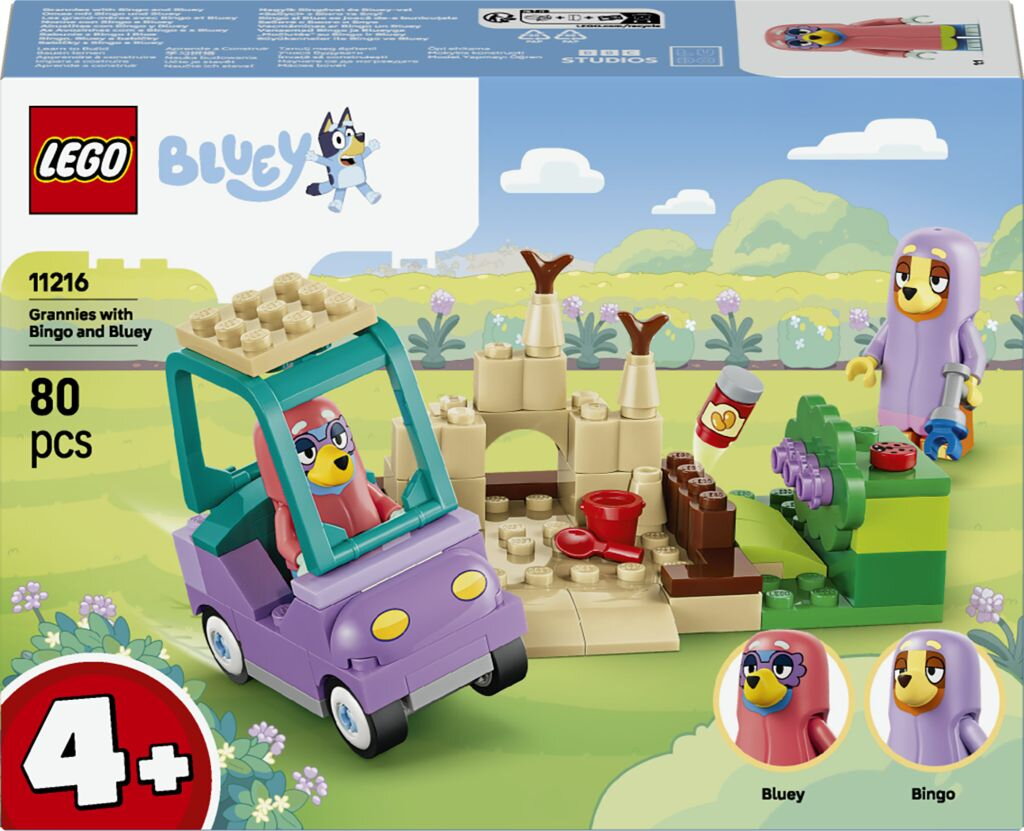LEGO Bluey Tanter med Bingo och Bluey 11216