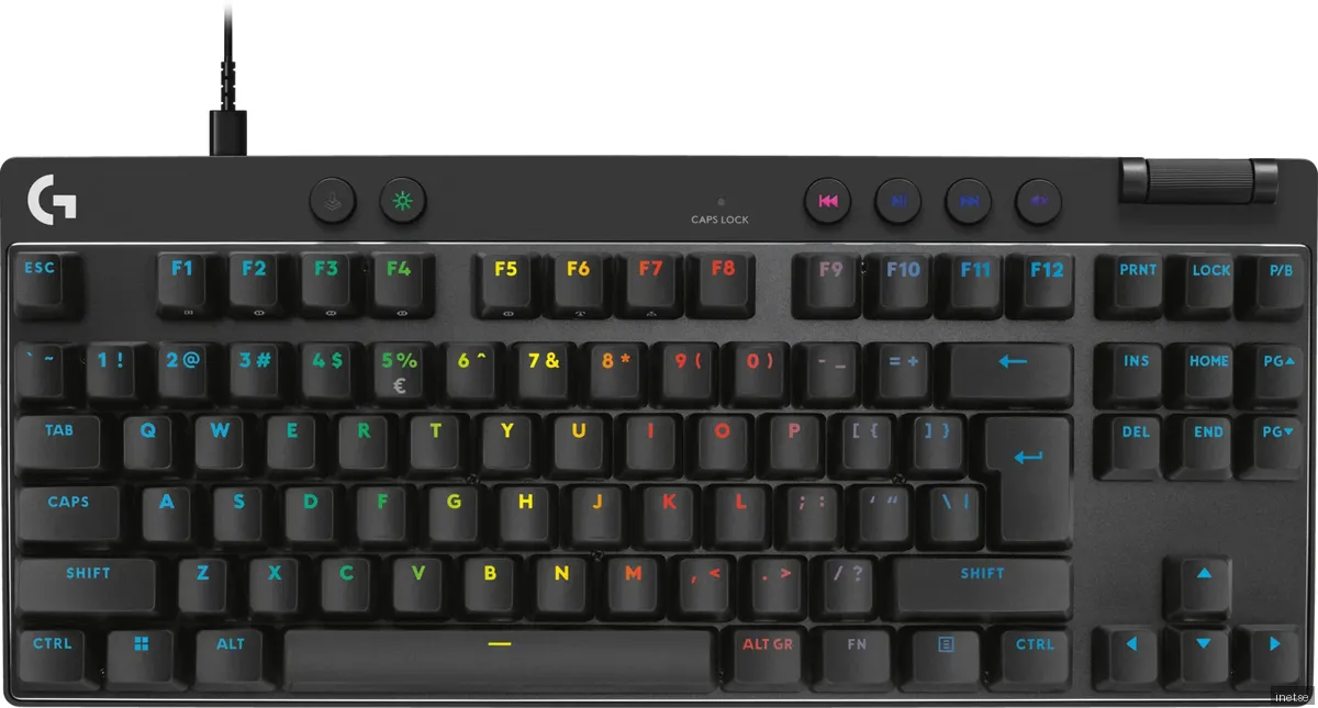 Logitech G Pro X TKL Rapid gamingtangentbord (svart) -B-Grade