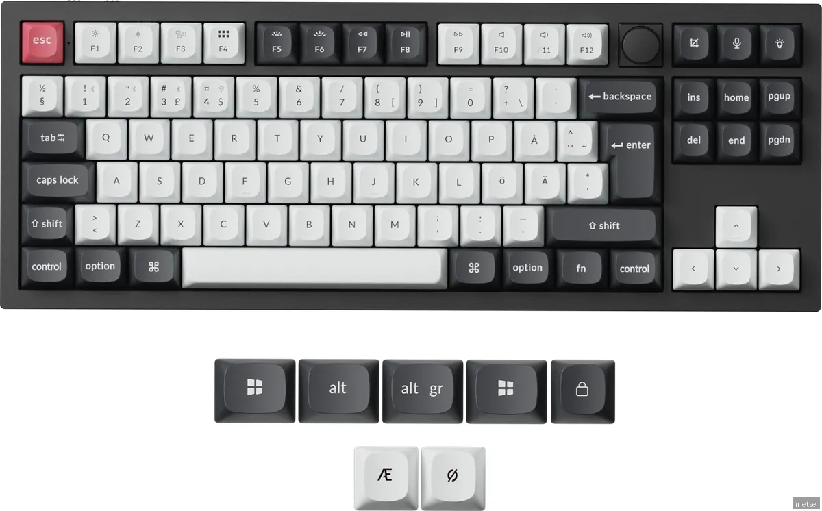 Keychron Q3 HE 80% Knob Wireless Gateron 2.0 Magnetic Carbon Black