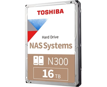 Toshiba N300 - 16TB - Hårddisk - HDWG51GUZSVA - SATA-600 - 3,5"