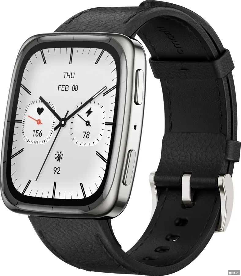 Amazfit Active 2 Square Black Leather