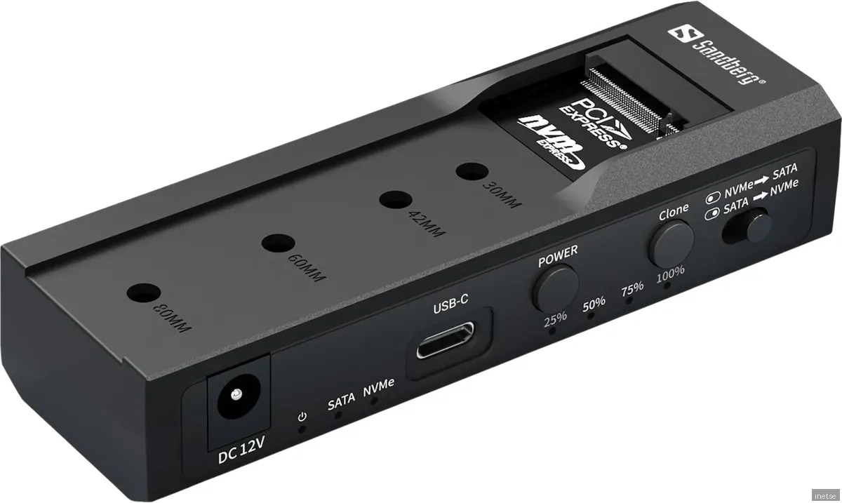 Sandberg USB 3.2 Cloner Dock for M.2+NVMe+ SATA