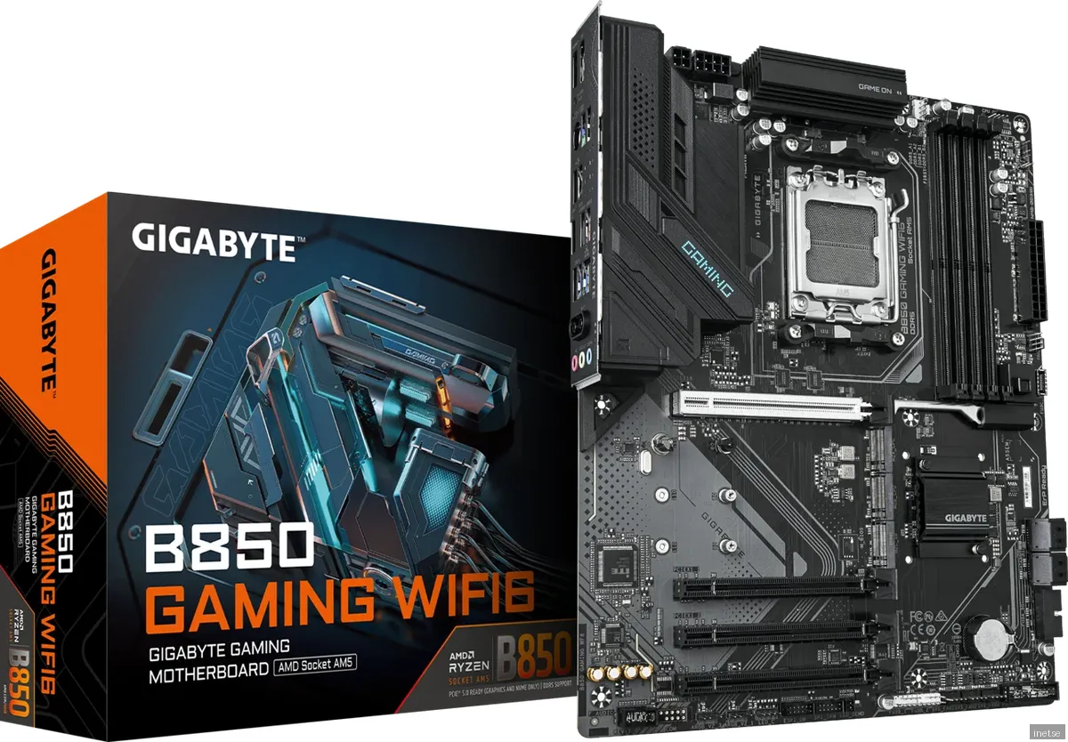 GIGABYTE B850 GAMING WF6 Moderkort - AMD B850 - AMD AM5 socket - DDR5 RAM - ATX