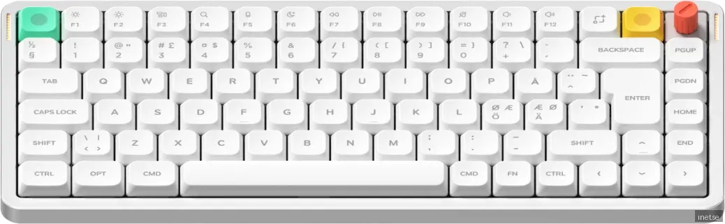 NuPhy Air75 V3 trådlöst gaming tangentbord (nova white / blush nano)