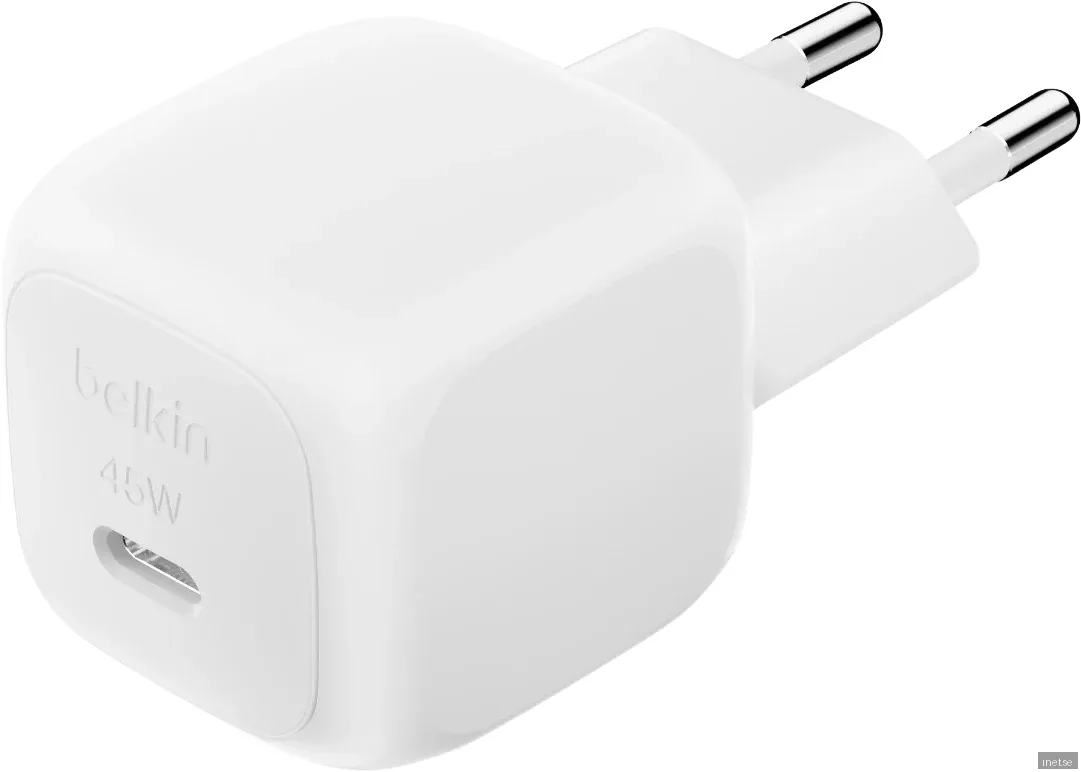 Belkin 45W USB-C PD väggladdare (vit)