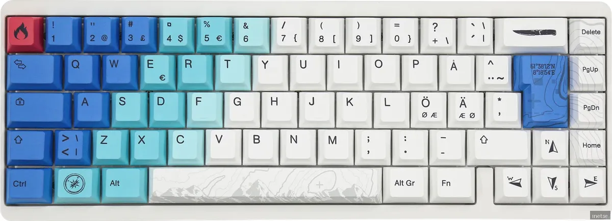 Varmilo Muse65 HE Tangentbord [Gateron Magnetic White] - Summit (DEMO)