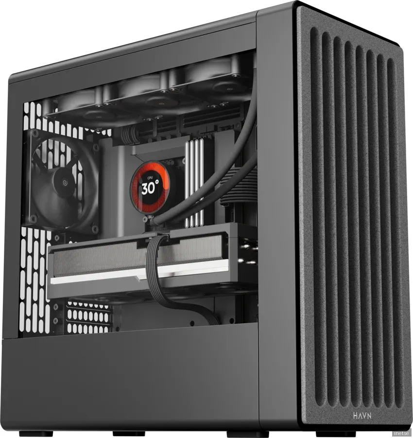 Havn BF 360 - Black - Chassi - Miditower - Svart